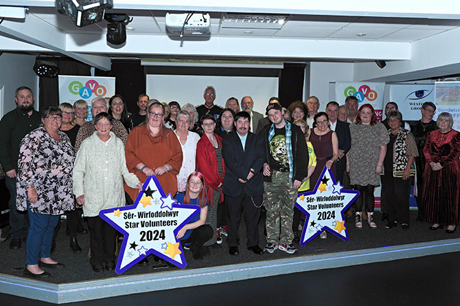 Volunteers were celebrated at the 2024 GAVO Awards
