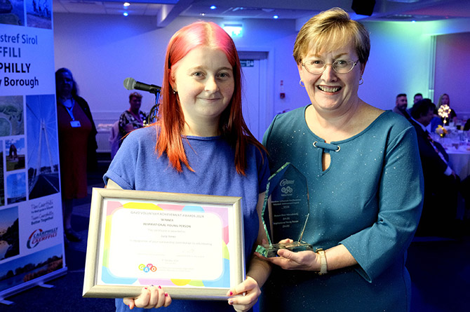 Lucy Jones and Cllr Carol Andrews