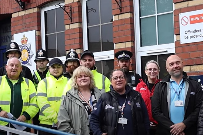 Gwent Police, Caerphilly County Borough Council, and the DVSA are involved in the Respect Rhymney project