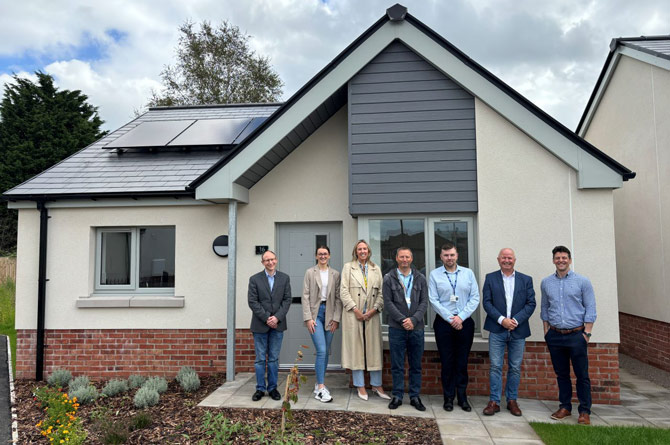 Five new bungalows have been built in Nelson 