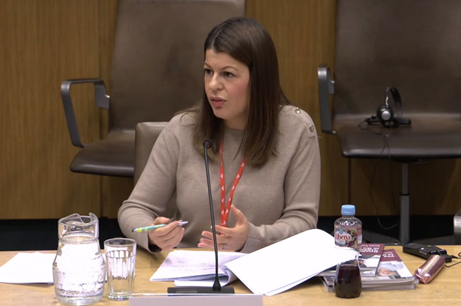 Rhianydd Williams, of TUC Cymru