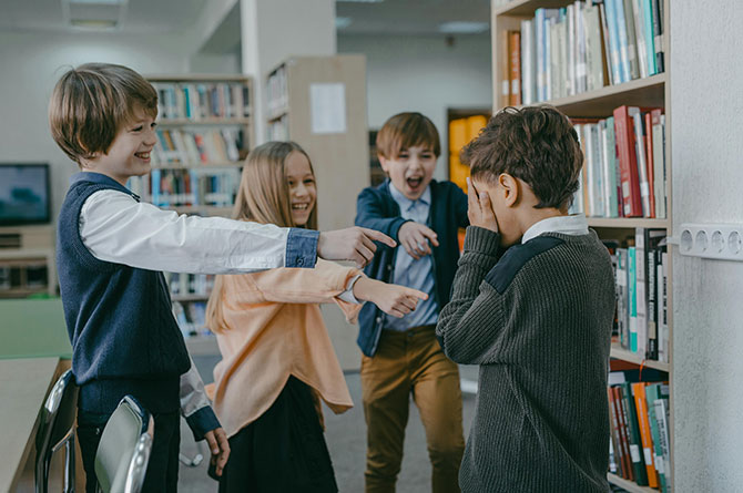 Bullying stock image