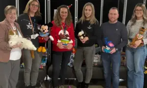 Council staff supported the Toy Box Project ahead of Christmas