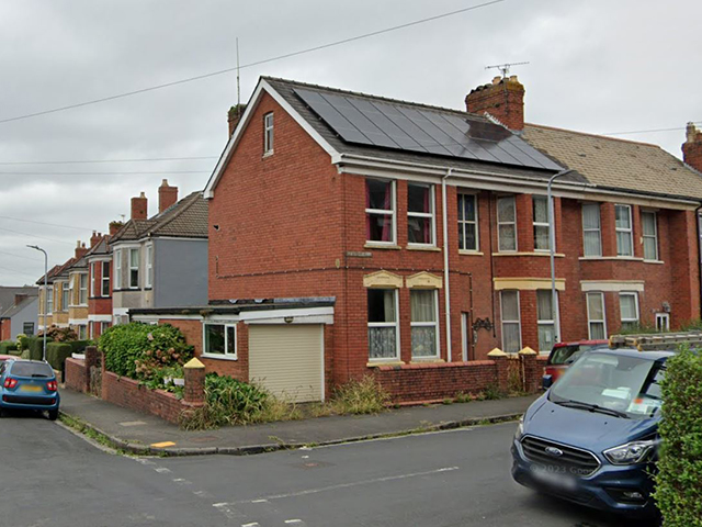 60 Ombersley Road (corner property with garage), pictured in September 2023
