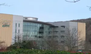 Caerphilly County Borough Council's Ty Penallta headquarters in Tredomen