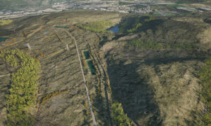 An artist impression of the proposed restoration scheme at Ffos y Fran in Merthyr Tydfil