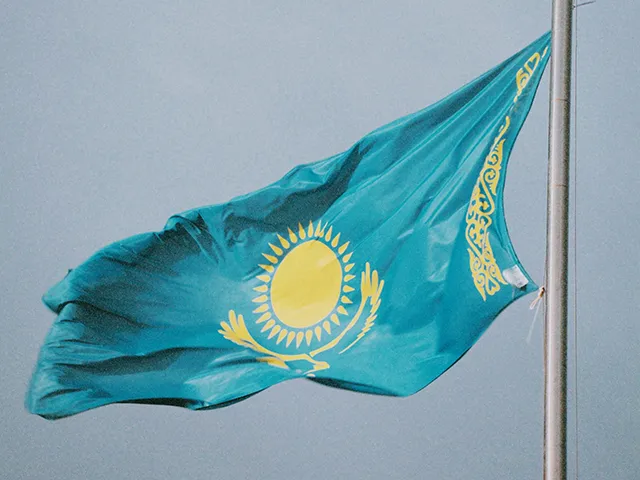 Kazakhstan flag