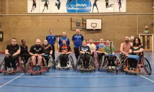 Aber Valley Wolves' wheelchair rugby league team