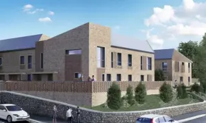 An artist's impression of the Silver Street housing redevelopment