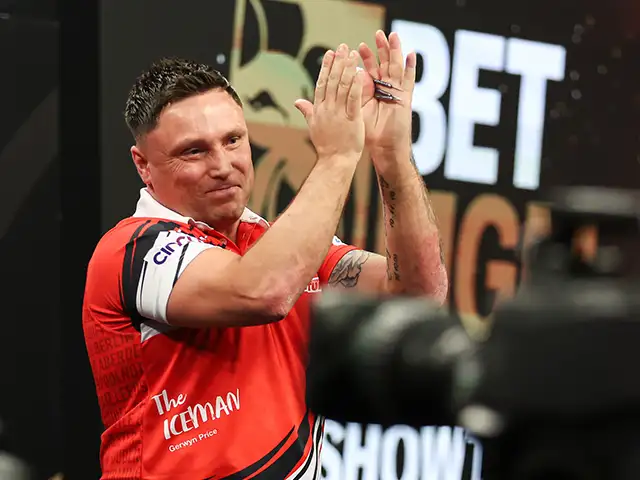 Gerwyn Price played in front of a home crowd in Cardiff on Night 7