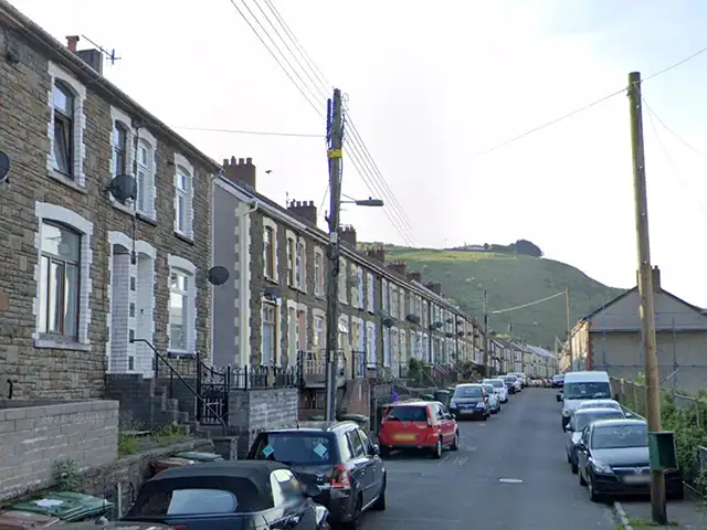 A view of Jubilee Road, in Elliots Town, New Tredegar, pictured in June 2021. The application site is the first property on the left