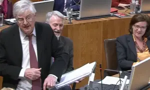 Finance secretary Mark Drakeford, Deputy First Minister Huw Irranca-Davies, and First Minister Eluned Morgan