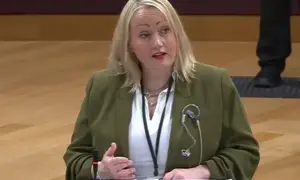 Economy, energy, and planning secretary Rebecca Evans