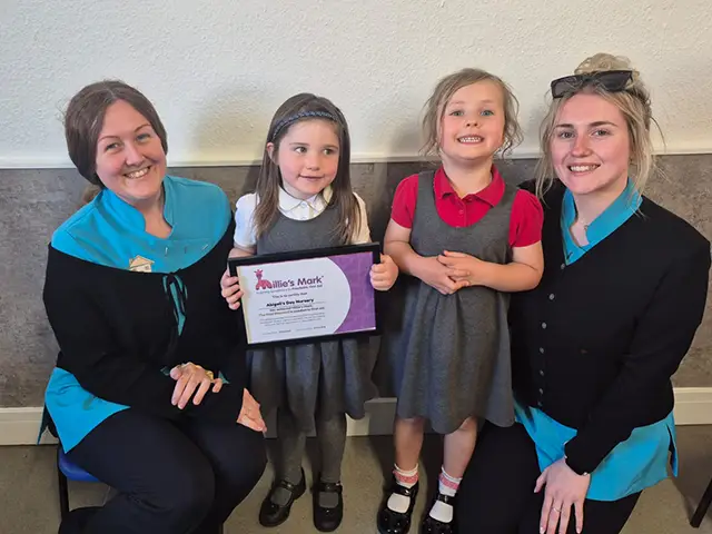 Abigail's Day Nursery has been awarded Millie's Mark
