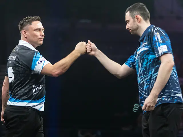 Gerwyn Price and Luke Humphries contested the Night 12 final