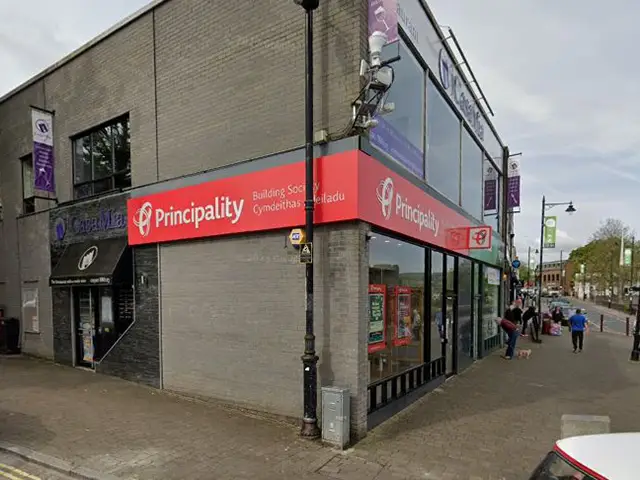 Principality's branch in Caerphilly town centre