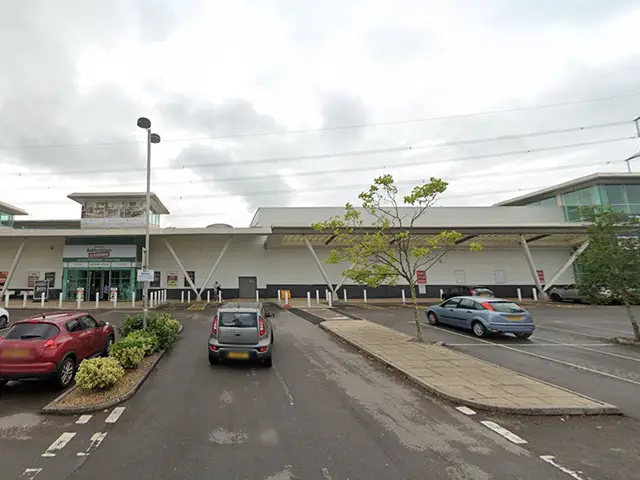 Proposed location of a new Aldi, East Retail Park, Newport, pictured in September 2023