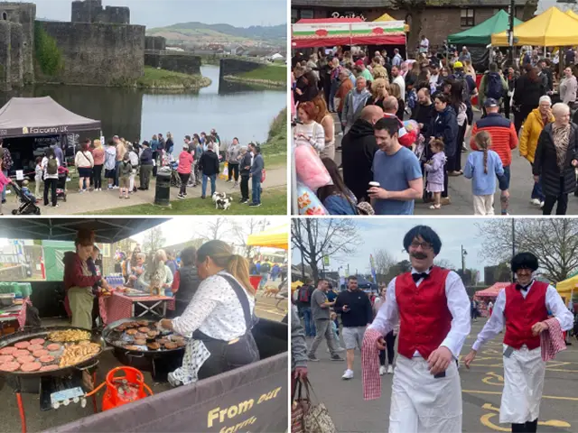 Caerphilly Food and Drink Festival was held on April 12