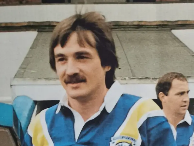 Gordon Pritchard during his playing days at Cardiff City Blue Dragons