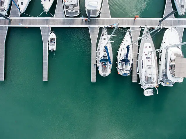 yacht stock image