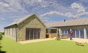 Artist impression of the proposed development at Ridings View, Bishton