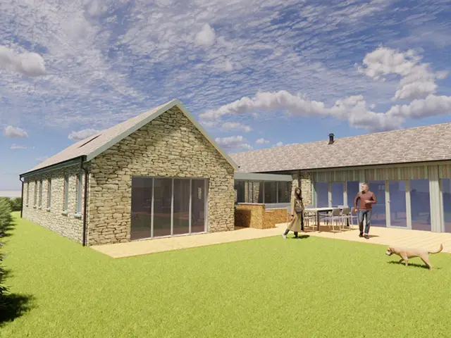 Artist impression of the proposed development at Ridings View, Bishton
