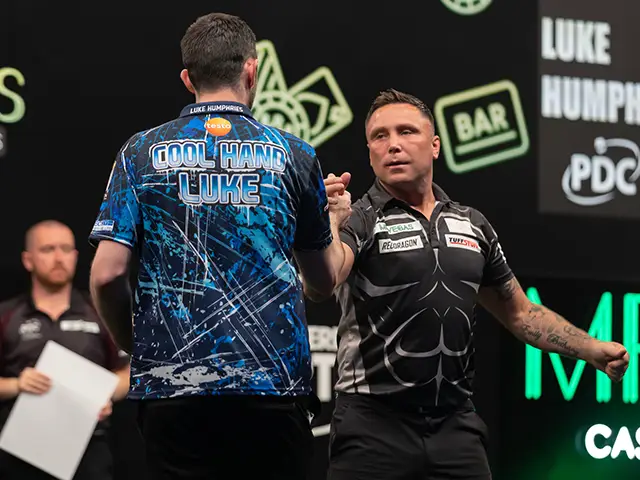 Gerwyn Price saw off Luke Humphries at the Nordic Darts Masters