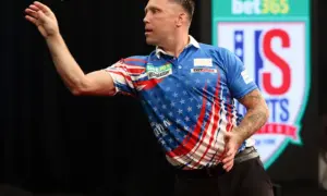 Gerwyn Price at the US Darts Masters