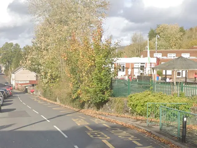 Pengam Primary School, pictured in October 2022