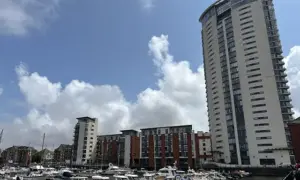 Meridian Tower and Victoria Quay, Swansea