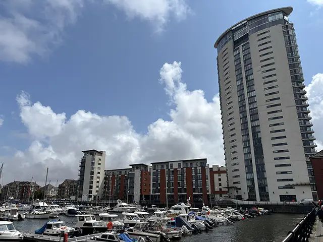 Meridian Tower and Victoria Quay, Swansea