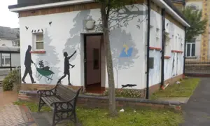 The toilet block at Tredegar Grounds, Risca