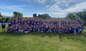 More than 140 pupils from the Twyn School ran the Caerphilly 2k this year
