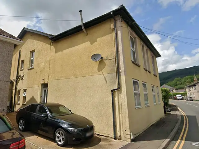 75 St Mary Street, Risca, pictured in June 2025