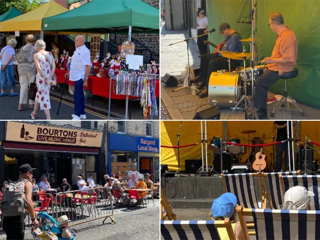 Bargoed's Summer Music Festival drew nearly 3,000 visitors to the town