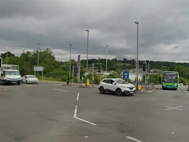 Gas works are being carried out in the Libanus Road area of Blackwood