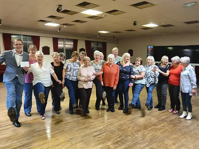 Members of the Loud 'n' Proud line dancing group