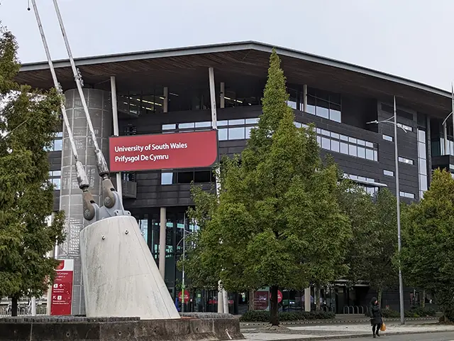 The USW campus in Usk Way, Newport