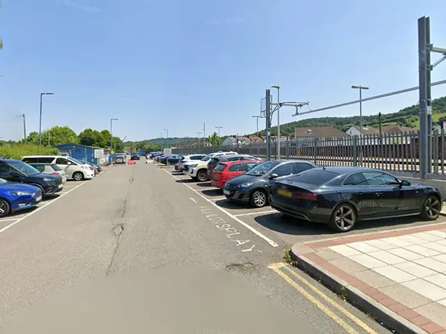 Caerphilly Railway Station car park