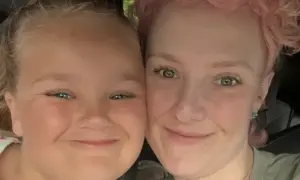 Poppy and mum Leisha Davies