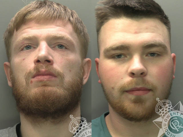 Lloyd Davies, left, and Callum Pascoe