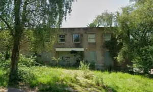 Llys Ifor, on Crescent Road, Caerphilly, pictured in June 2025