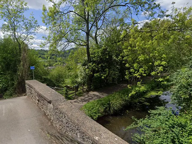 The Monmouthshire and Brecon Canal Between Risca and Rogerstone, pictured in June 2025
