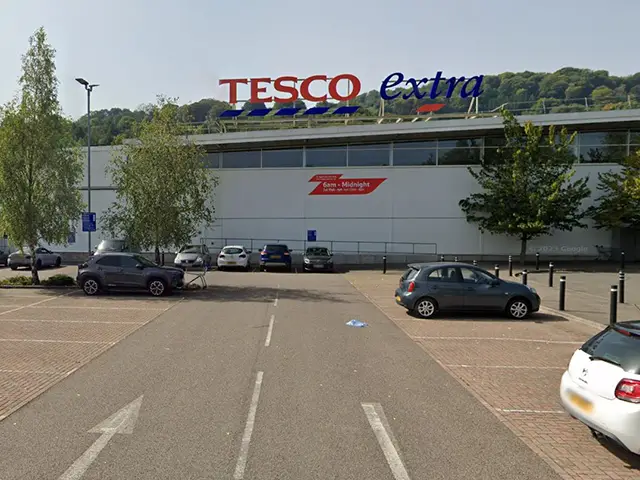 The Tesco Extra store in Risca