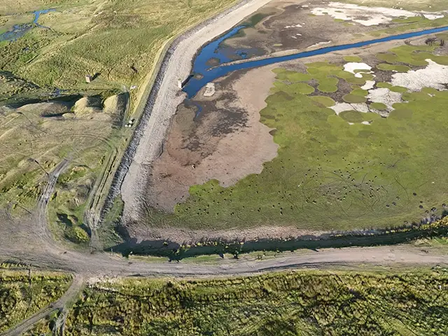 A recent picture of Rhaslas Pond