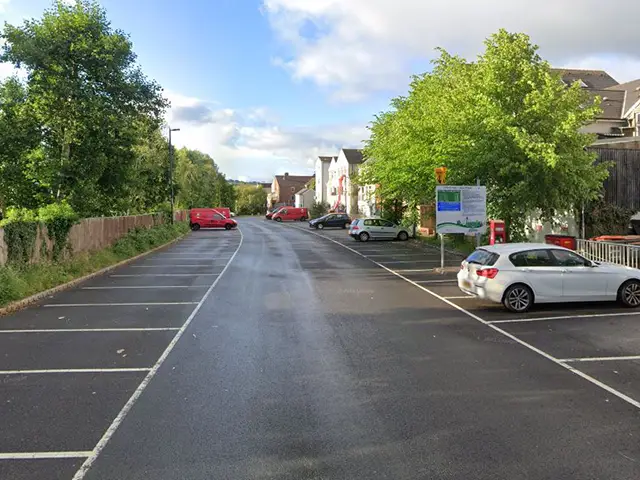 The car park at Blackwood High Street