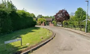 Bramble Way, Llandevaud, pictured in May 2025