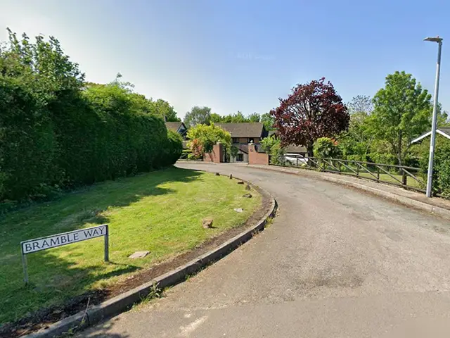 Bramble Way, Llandevaud, pictured in May 2025
