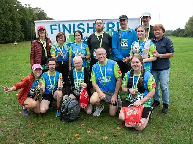 A record-breaking number of runners took part in this year's Castle 2 Castle run