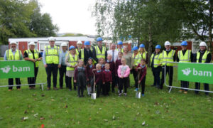 Construction work has begun on the new Plasyfelin Primary School